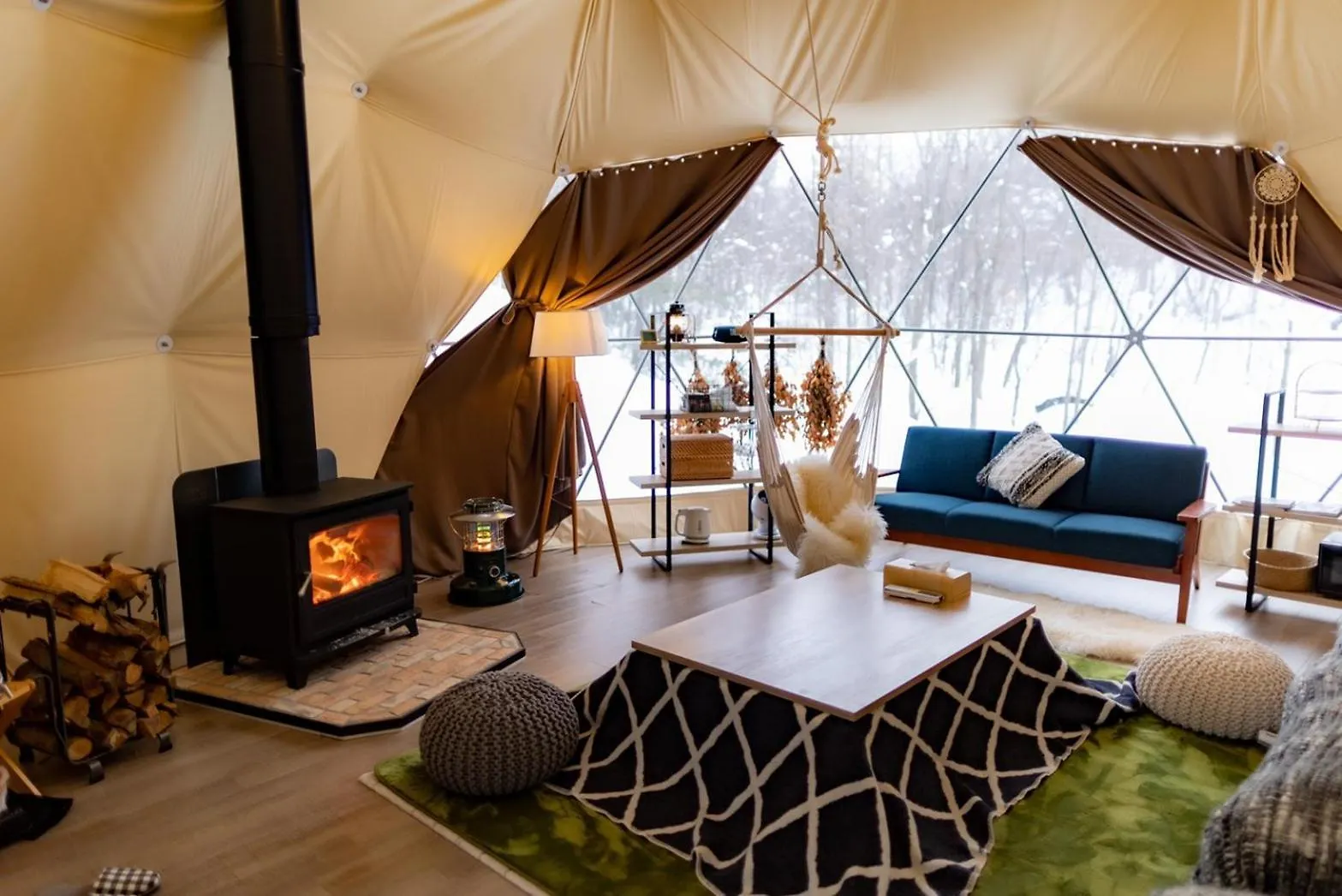 Lüks kamp alanı North Glamper 富良野 Otel Kamifurano